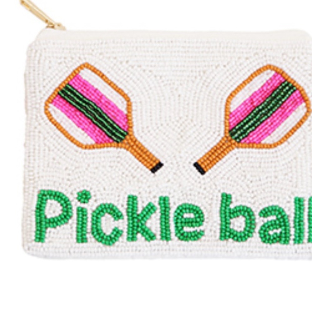 Beaded Pickleball Clutch - Picture 1 of 1